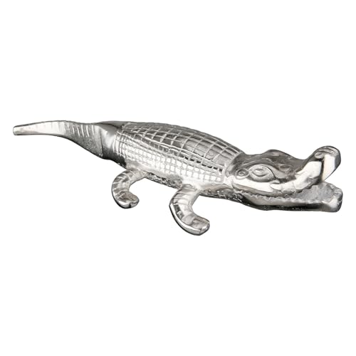 Casablanca Figur Spike Krokodil - Aluminium - silberfarben antikfinish - strukturiert - Breite 58cm - Dekoration - Wohnaccessoire - Geschenk - Skulptur Casablanca Figur Spike Krokodil - Aluminium - silberfarben antikfinish - strukturiert - Breite 58cm - Dekoration - Wohnaccessoire - Geschenk - Skulptur von Casablanca modernes Design