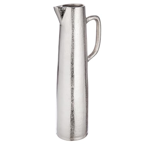 Casablanca Henkelvase Brocca aus Aluminium - silberfarben - antikfinish - Höhe 40cm x Ø 11cm Casablanca Henkelvase Brocca aus Aluminium - silberfarben - antikfinish - Höhe 40cm x Ø 11cm von Casablanca modernes Design