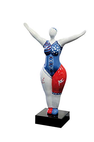 Casablanca - Skulptur - Figur - Dekofigur - Caribbean Ballerina - Polystone/Marmor - bunt - Höhe 54cm von Casablanca modernes Design