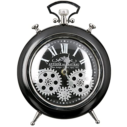 Casablanca - Uhr, Wecker - Transmission - Metall - schwarz/Silber - Höhe 25 cm von Casablanca modernes Design