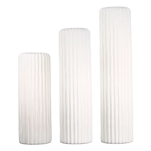 Casablanca Vase - Fjord - Kera.weiß matt Casablanca Vase - Fjord - Kera.weiß matt von Casablanca modernes Design