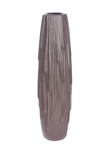 Casablanca Vase Tropfen Keramik grau matt Höhe 58 cm Durchmesser 17 cm Dekoration Wohnaccessoire Blumenvase Design Casablanca Vase Tropfen Keramik grau matt Höhe 58 cm Durchmesser 17 cm Dekoration Wohnaccessoire Blumenvase Design von Casablanca modernes Design