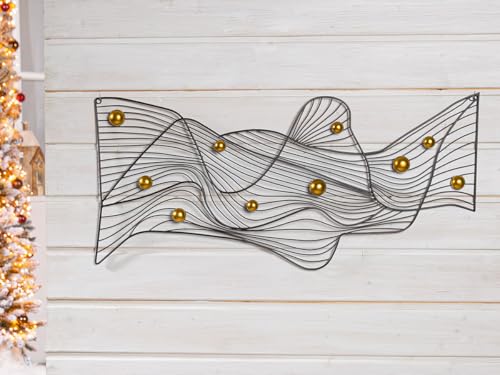 Casablanca Wandrelief Pescara Metall schwarz matt metallische Optik 37x80x3 cm Wanddeko Kunst Dekoration Wohnzimmer Casablanca Wandrelief Pescara Metall schwarz matt metallische Optik 37x80x3 cm Wanddeko Kunst Dekoration Wohnzimmer von Casablanca modernes Design