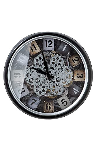 Casablanca Wanduhr Steam schwarz/Silber/Champ, von Casablanca modernes Design