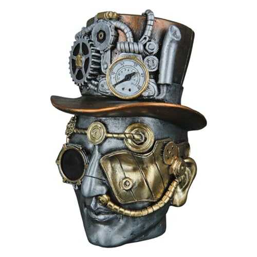 Casablanca Skulptur Steampunk Male - Dekofigur Frau Woman - Deko Wohnzimmer - Höhe 20 cm von Casablanca modernes Design