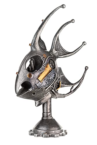 Casablanca Deko Figur Skulptur Steampunk Fisch - mit kupferfarbenen Elementen - Höhe 36,5 cm von Casablanca modernes Design