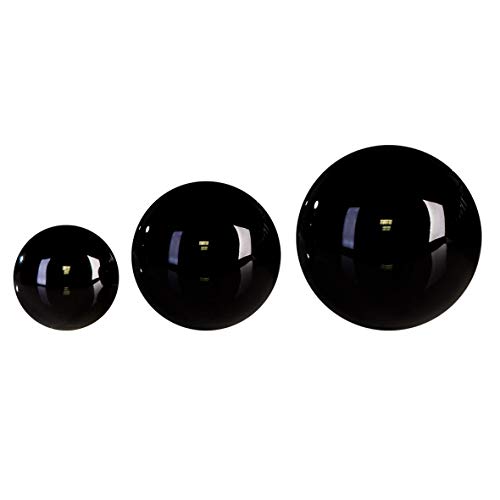 Casablanca Dekokugel Blackball schwarz,D5/6/73er Set von Casablanca