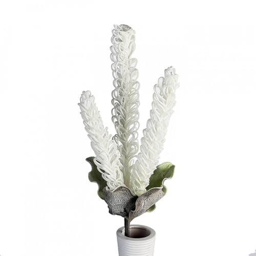 Casablanca Foam Flower - Column - grau/Weiss Höhe: 95cm von Casablanca modernes Design