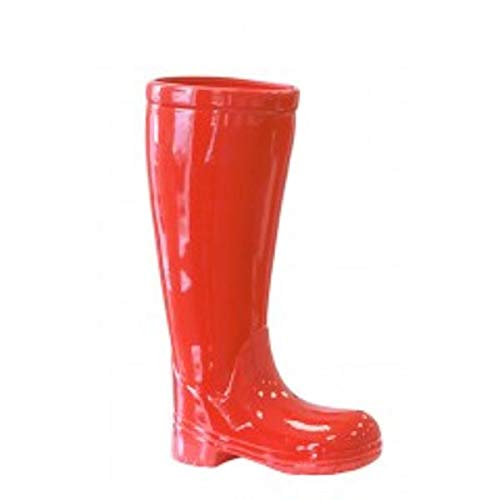 Casablanca Schirmständer Stiefel Ker.rot H.45cm von Casablanca