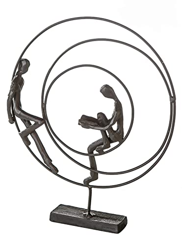 Casablanca - Skulptur, Design Figur - Circles - Höhe: 23 cm - Eisen brüniert Casablanca - Skulptur, Design Figur - Circles - Höhe: 23 cm - Eisen brüniert von Casablanca