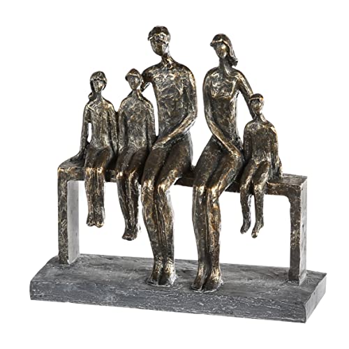 Casablanca - Skulptur - We Are Family - Familie - Poly - Bronzefarben - (HxBxT) 26 x 26 x 9cm von Casablanca modernes Design