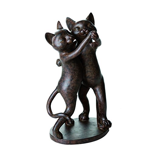 Dekofigur Dancing Cats, braun 34,5 cm von Casablanca