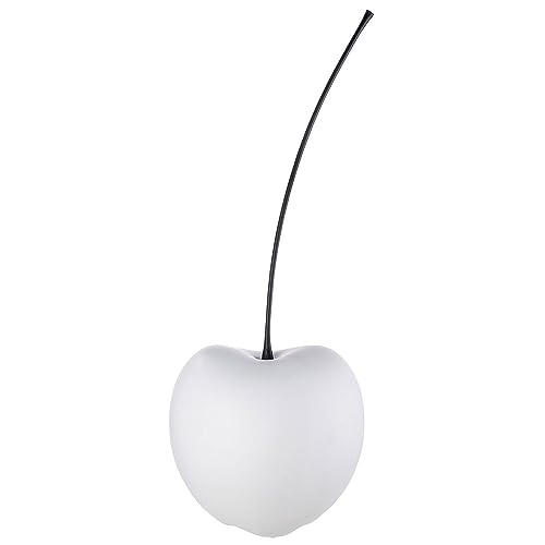 Kirsche Celebration Keramik H.42cm matt Weiss von Casablanca modernes Design