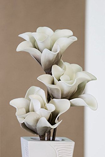 Kunstblume DekopflanzeFoam Flower 'Rumba' weiss/taube von Casablanca
