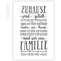 Personalisiertes Poster Zuhause Personalisiertes Poster Zuhause von CasadiFalcone