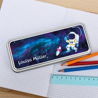 Stiftedose I Stiftebox Astronautin Für Die Schule, Personalisiert von CasadiFalcone
