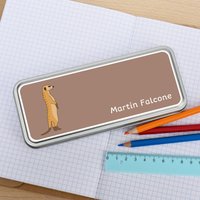 Stiftedose I Stiftebox Erdmännchen Für Die Schule, Personalisiert Stiftedose I Stiftebox Erdmännchen Für Die Schule, Personalisiert von CasadiFalcone