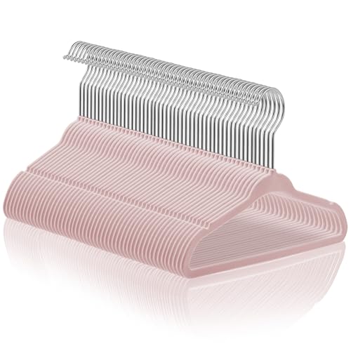 Casafield 50 Velvet Baby Hangers - 11" Size for Infant & Toddler Clothes - Black von Casafield