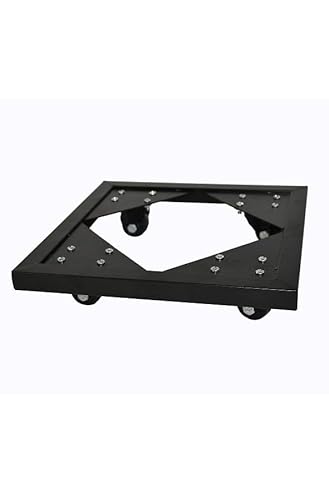 Casaflora ultrastarke Pflanzenroller für Pflanzkübel -passend für Kübel von eastwest - aus massivem Metall, schwarz - Größe (LxBxH): 32x32x6 cm von Casaflora