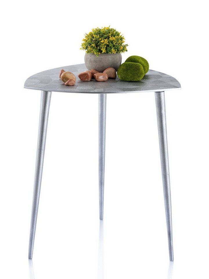 Casamia Beistelltisch Beistelltisch Metall Dekotisch Alster 40x45x40 cm dreieckig klass. Des von Casamia