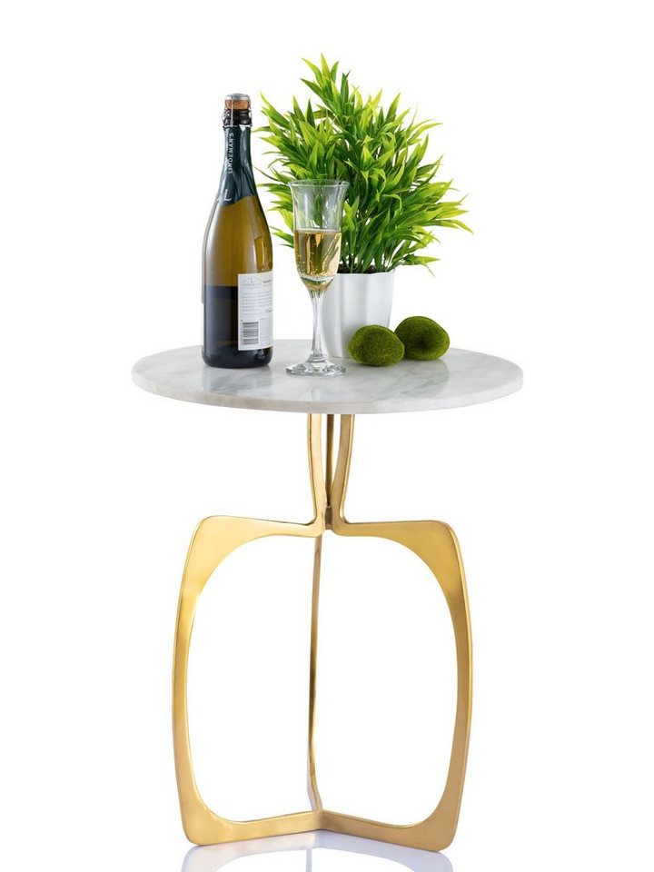 Casamia Beistelltisch Beistelltisch Metall rund ø 45 x 56 cm Dekotisch Marmor Sohoo Gestell Casamia Beistelltisch Beistelltisch Metall rund ø 45 x 56 cm Dekotisch Marmor Sohoo Gestell von Casamia