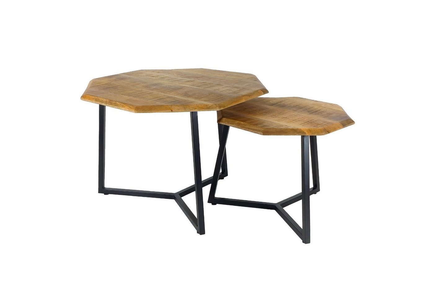 Casamia Couchtisch Couchtisch Beistelltisch 2er Set Las Vegas achteckig Satztisch Metall Casamia Couchtisch Couchtisch Beistelltisch 2er Set Las Vegas achteckig Satztisch Metall von Casamia