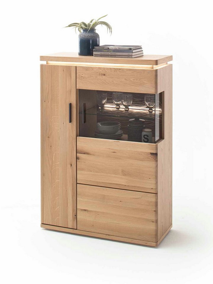 Casamia Highboard Highboard Braga Hochanrichte 2-türig Balkeneiche Bianco geölt Casamia Highboard Highboard Braga Hochanrichte 2-türig Balkeneiche Bianco geölt von Casamia