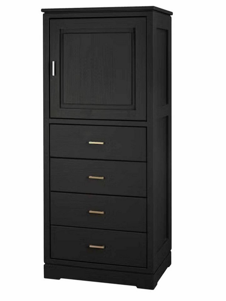 Casamia Highboard Highboard Casaventi 1-türig 4 Schubladen Pinie Massivholz Casamia Highboard Highboard Casaventi 1-türig 4 Schubladen Pinie Massivholz von Casamia