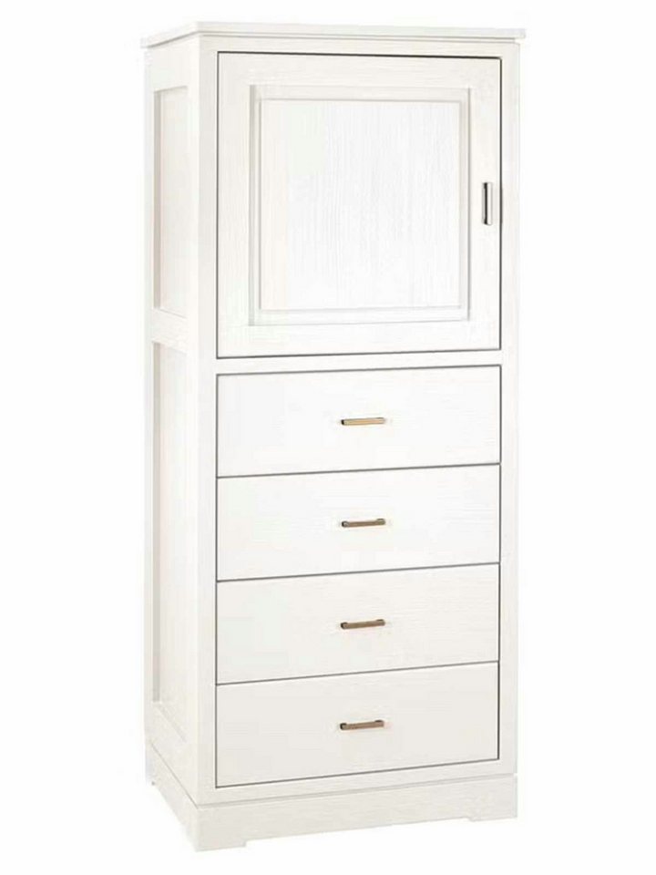 Casamia Highboard Highboard Casaventi 1-türig 4 Schubladen Pinie Massivholz Casamia Highboard Highboard Casaventi 1-türig 4 Schubladen Pinie Massivholz von Casamia