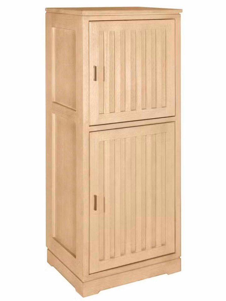 Casamia Highboard Highboard Casaverde 2-türig Pinie Massivholz von Casamia