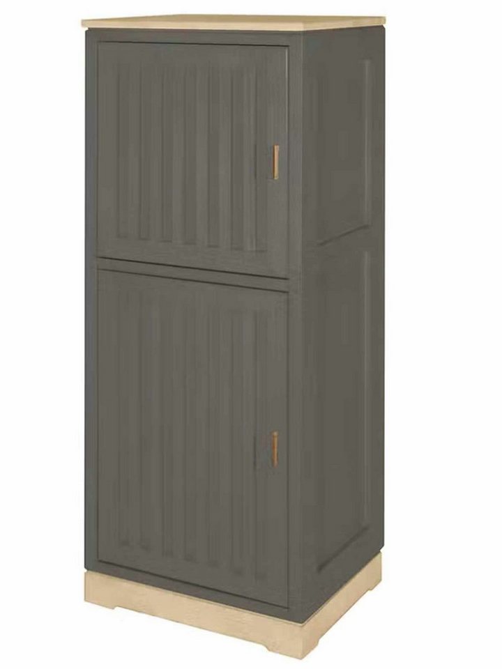 Casamia Highboard Highboard Casaverde 2-türig Pinie Massivholz von Casamia