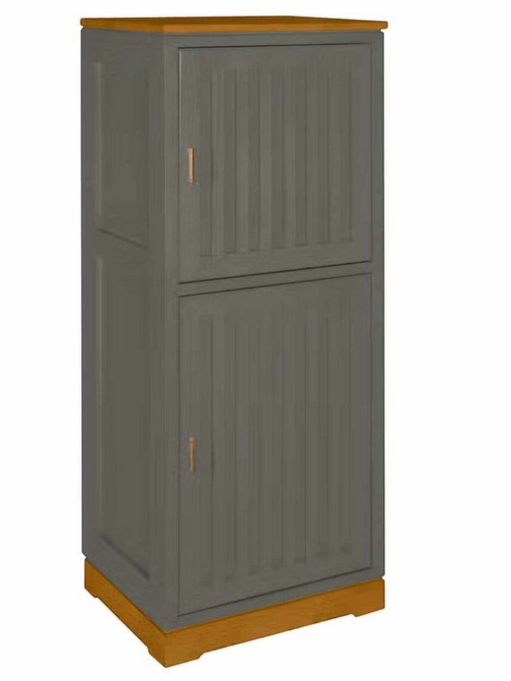 Casamia Highboard Highboard Casaverde 2-türig Pinie Massivholz von Casamia