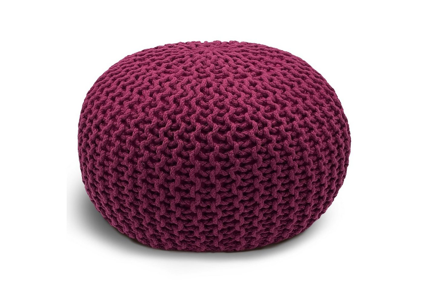 Casamia Sitzhocker Pouf Bodenkissen ø45 o. 55cm Sitzpouf Hocker f. innen u. außen von Casamia