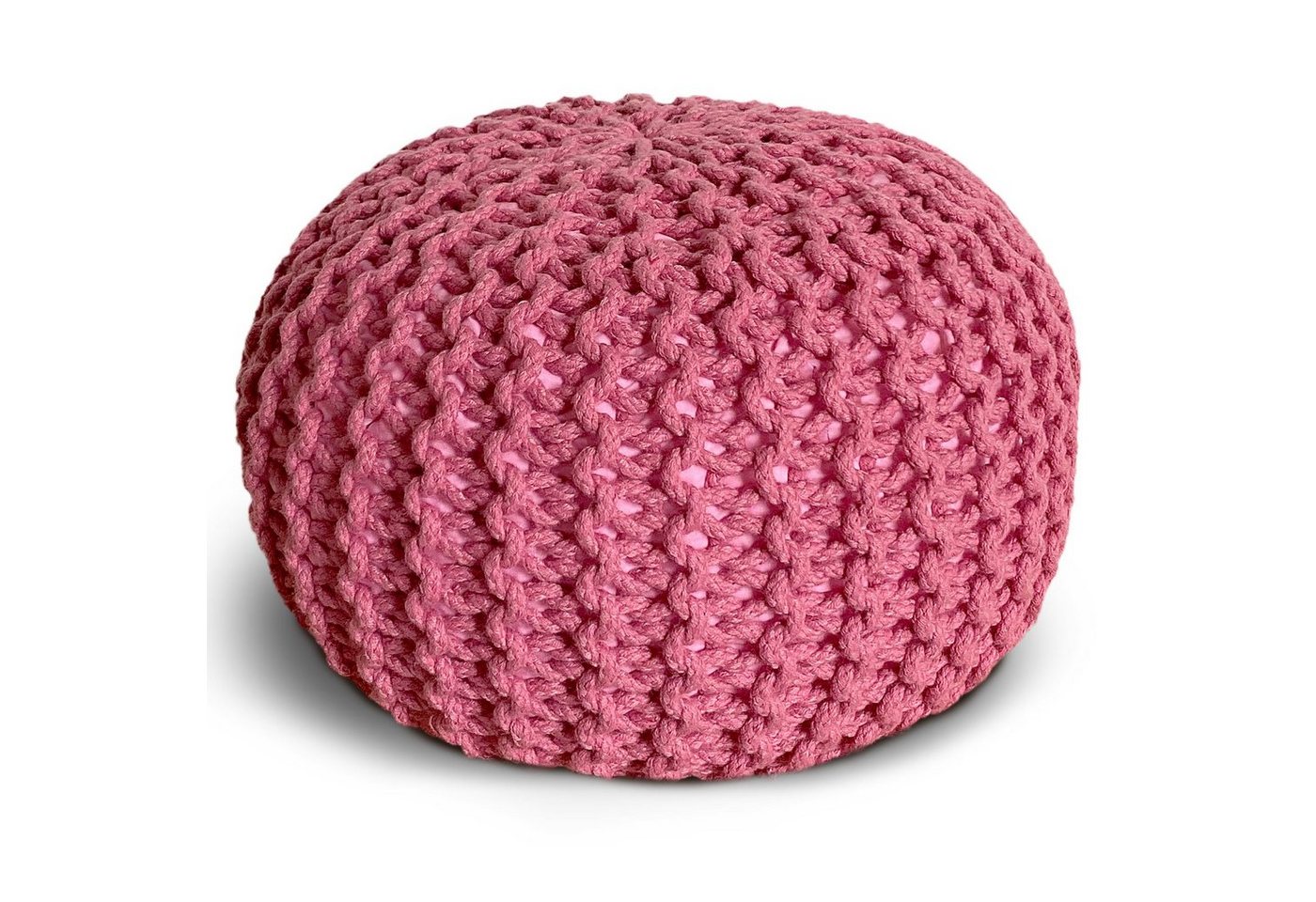 Casamia Sitzhocker Pouf Bodenkissen ø45 o. 55cm Sitzpouf Hocker f. innen u. außen von Casamia