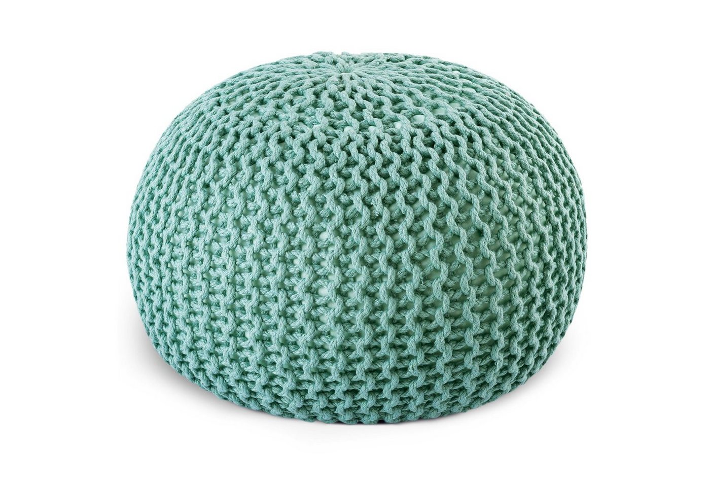 Casamia Sitzhocker Pouf Bodenkissen ø45 o. 55cm Sitzpouf Hocker f. innen u. außen von Casamia