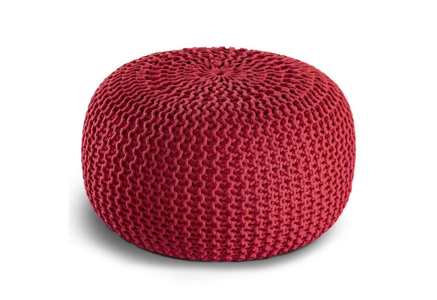 Casamia Sitzhocker Pouf Bodenkissen ø45 o. 55cm Sitzpouf Hocker f. innen u. außen von Casamia