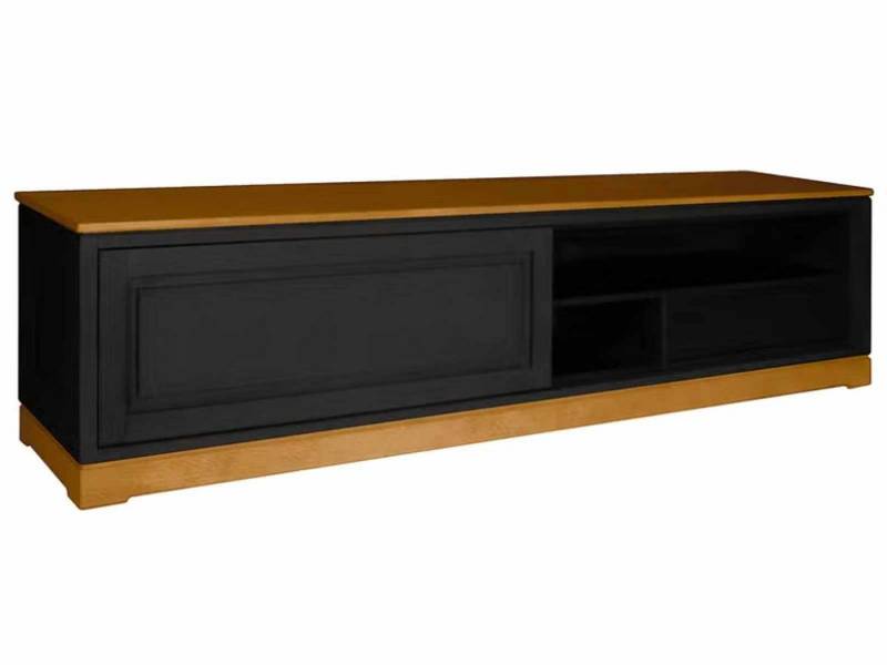 Casamia TV-Board TV Lowboard Casaventi mit 1 Schiebetür Pinie Massivholz von Casamia