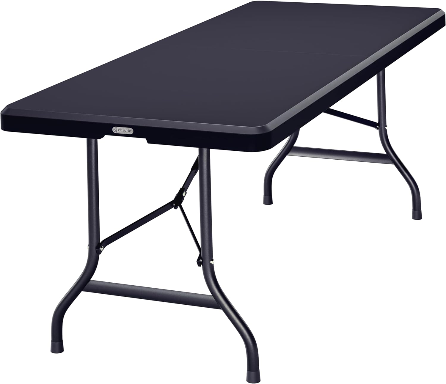 Klapptisch Anthrazit Kunststoff 183x75x73cm von Casaria®