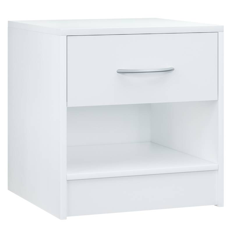 Nachttisch Kiel Weiß 41x39x28cm von Casaria®