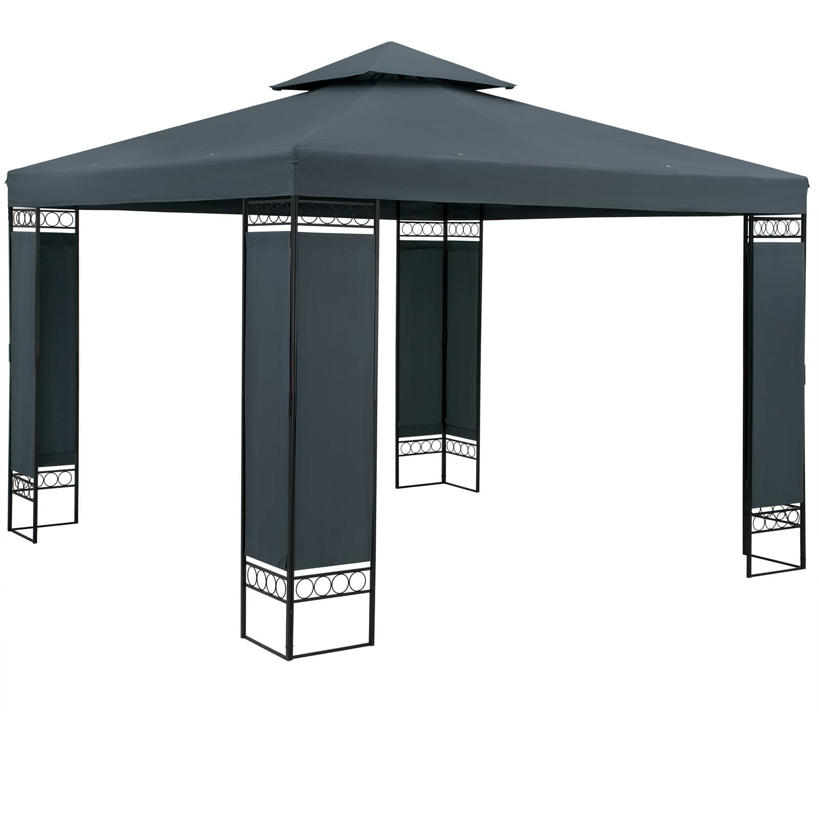 Pavillon Lorca Anthrazit 3x3m von Casaria®