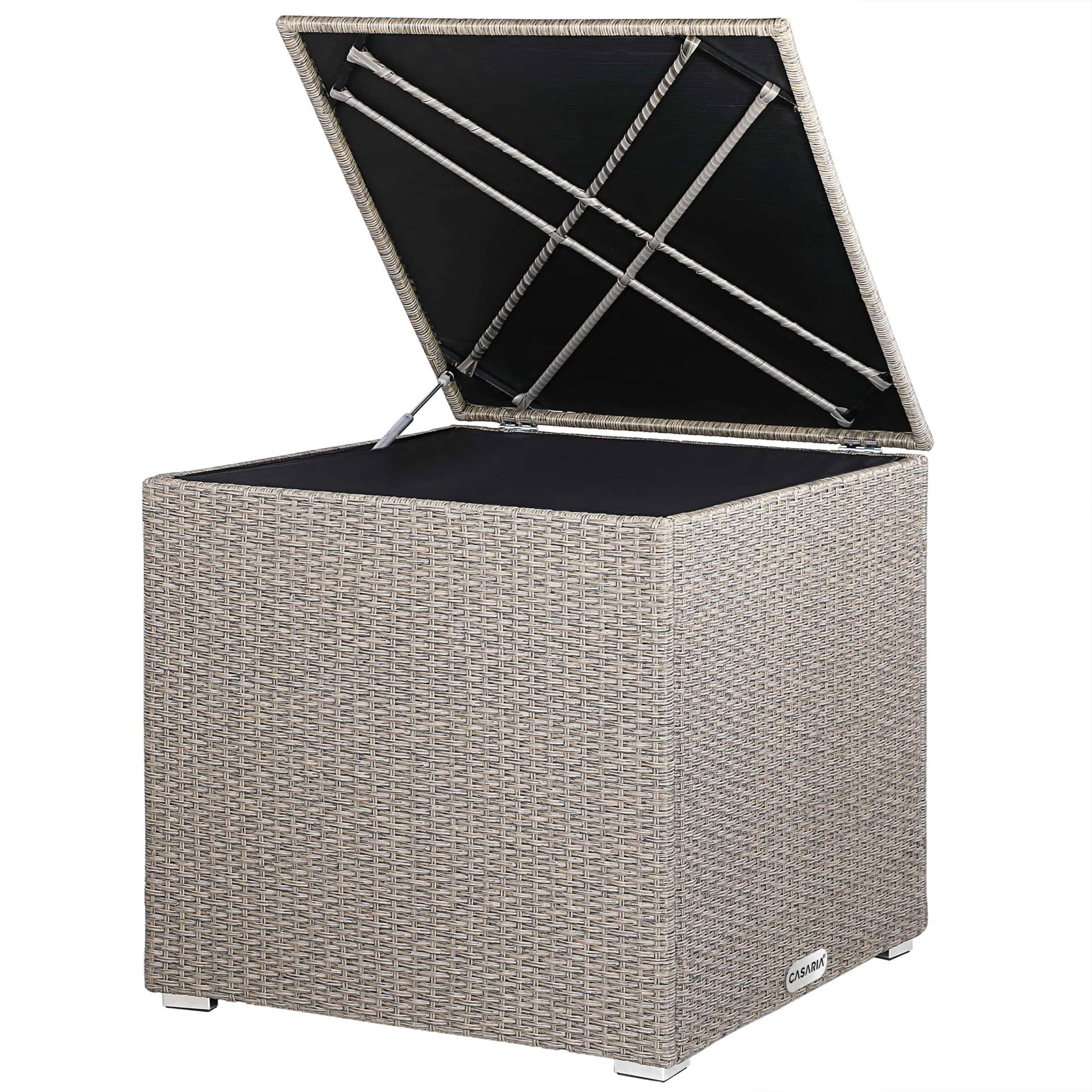 Polyrattan Auflagenbox Creme 318L von Casaria®