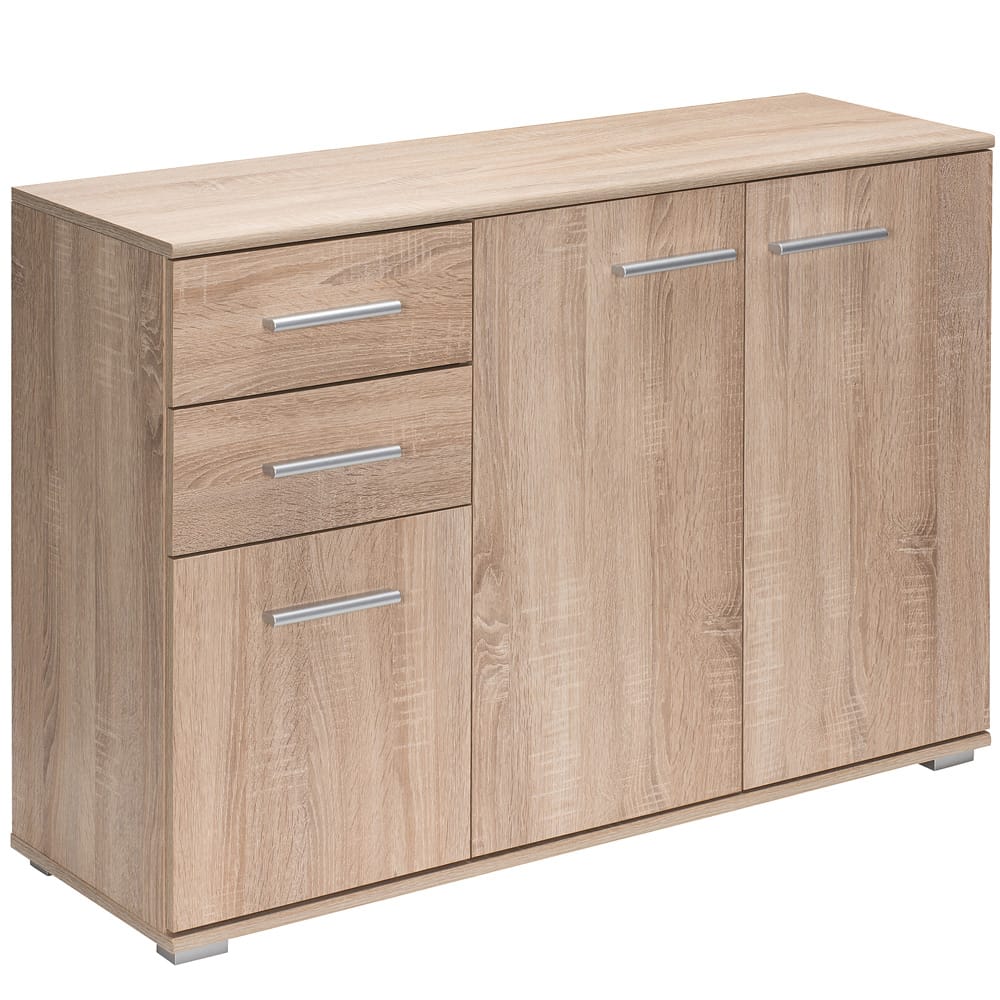 Sideboard Alba Eiche 107x75x35cm von Casaria®