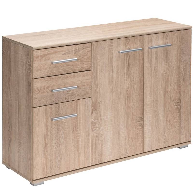 Sideboard Alba Eiche 107x75x35cm von Casaria®