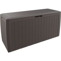 Auflagenbox Board Plus Braun 290L Rollen von Casaria