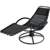 Casaria Relaxliege Eve Anthrazit mit Schaukelfunktion von Casaria