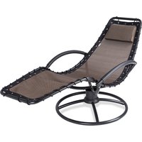 Casaria Relaxliege Eve Mokka mit Schaukelfunktion von Casaria