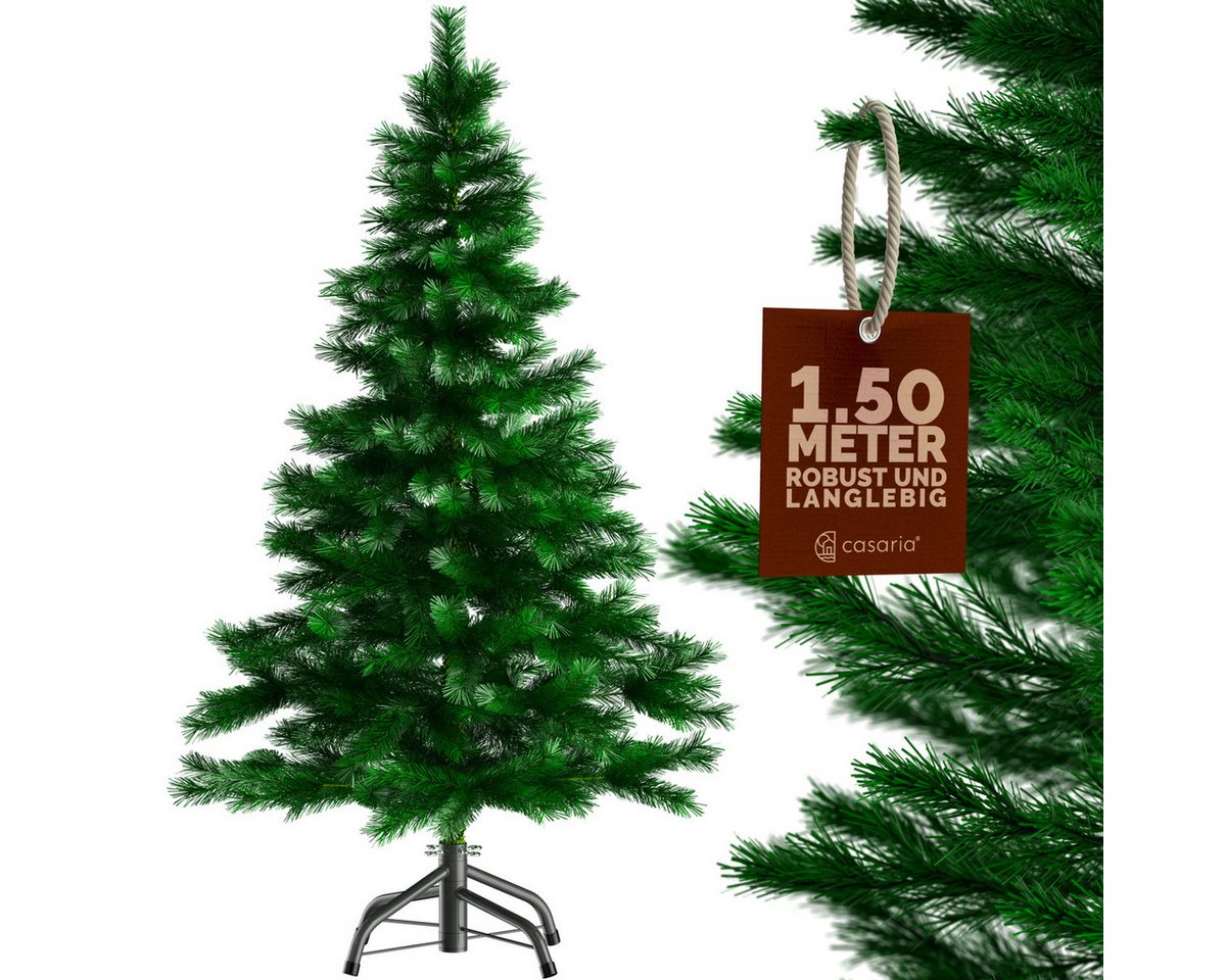 Casaria Künstlicher Weihnachtsbaum, 150 cm mit Metallständer 310 Spitzen Schneller Aufbau Weihnachten Casaria Künstlicher Weihnachtsbaum, 150 cm mit Metallständer 310 Spitzen Schneller Aufbau Weihnachten von Casaria