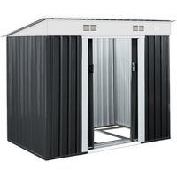 Deuba Gerätehaus Metall verzinkt 3,35m³ von Casaria