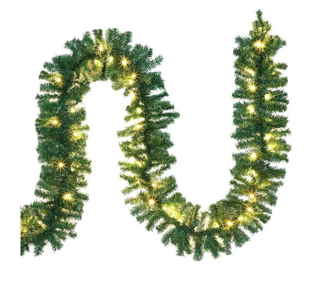 Kunstgirlande, Casaria, Weihnachtsgirlande 5m 100 LED Warmweiß Innen Außen IP44 Girlande Kunstgirlande, Casaria, Weihnachtsgirlande 5m 100 LED Warmweiß Innen Außen IP44 Girlande von Casaria