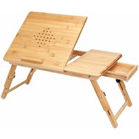 Laptoptisch Höhenverstellbar Holz 5-fach Neigbar inkl. Schublade Lüftungslöcher Klappbar Bambus Laptop Notebook Ständer Bett Couch Sofa Tisch Laptoptisch Höhenverstellbar Holz 5-fach Neigbar inkl. Schublade Lüftungslöcher Klappbar Bambus Laptop Notebook Ständer Bett Couch Sofa Tisch von Casaria
